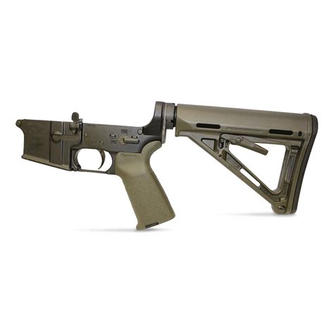 Anderson Complete Assembled Lower Multi Cal Magpul Stock And Grip Olive Drab 169 49 After