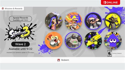 Splatoon 3 User Icons Added To Nintendo Switch Online