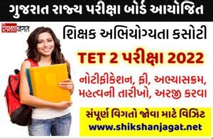 Gujarat Tet Exam Notification Exam Date Syllabus Eligibility