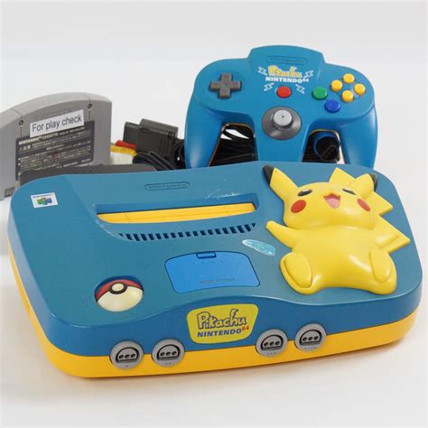 Nintendo 64 Console Pikachu Limited Edition For Sale Online Ebay