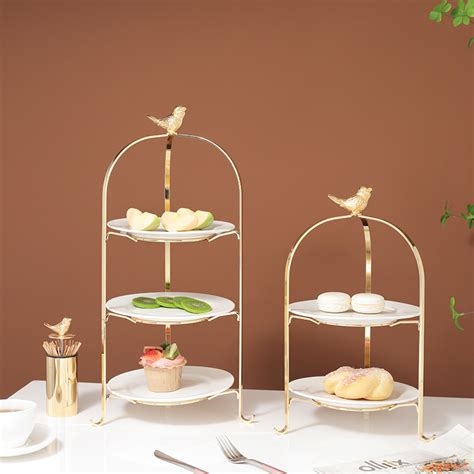 New Arrival 3 Tier Tower Afternoon Tea Fruit Food Display Cake Stand