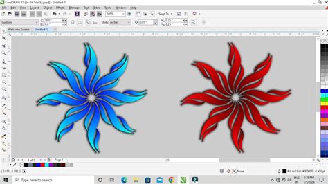 Coreldraw Tutorial Best Flower Design Ideas In Coreldraw Tips And