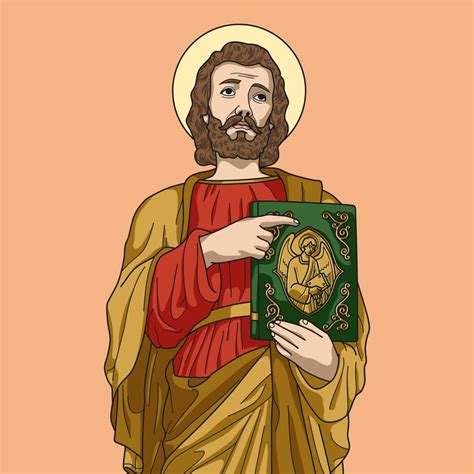 San Mateo Apóstol Y Evangelista Ilustración Vectorial De Color 11167761