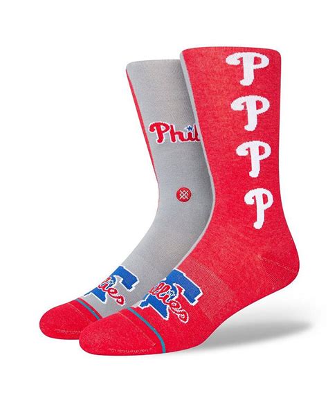 Stance Mens Philadelphia Phillies Split Crew Socks Macys