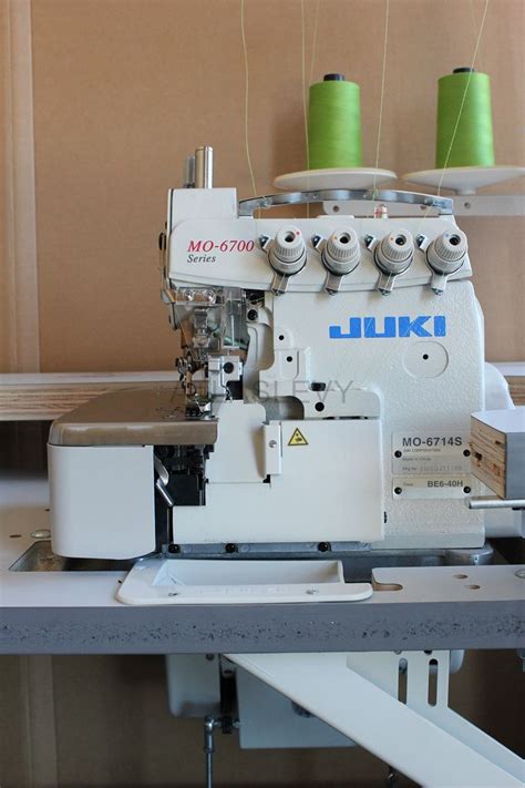 Juki MO 6714S High Speed 4 Thread Overlock Machine W Clutch Or Servo