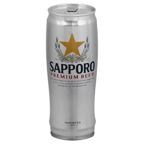 Sapporo Premium Beer Can Shop Beer At H E B