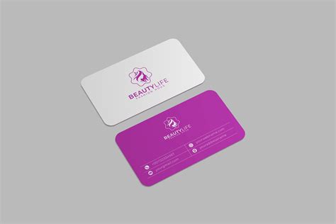 Creative And Unique Beauty Business Card Behance