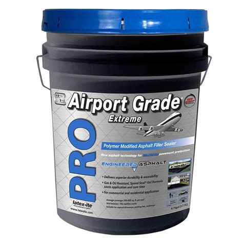 Latex Ite 4 75 Gal Airport Grade Extreme Asphalt Filler Sealer 11530 The Home Depot