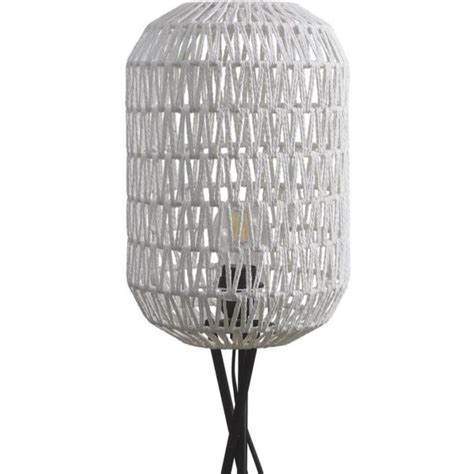 Lampadaire Blanc Avec Tr Pied En M Tal Monalia Fr Prix Direct Usine