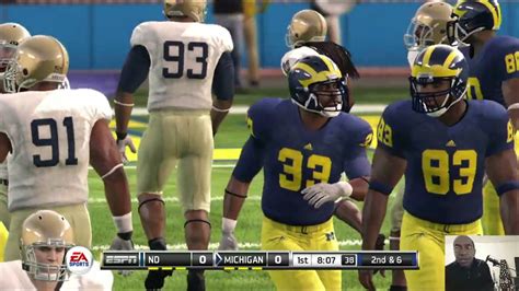 S2G3 Notre Dame And Michigan Shootout NCAA Football 12 Dynasty