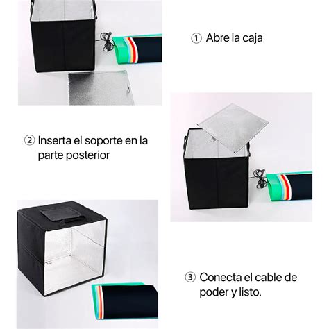 Ripley CAJA DE LUZ PARA FOTOGRAFÍA ILUMINACIÓN LED WEIFENG