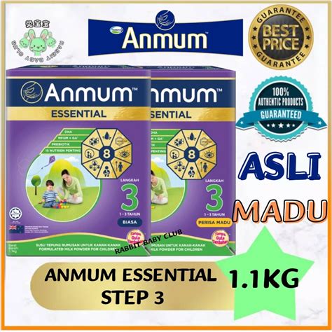 Anmum Essential Step Plain Honey Kg Exp Biasa Madu