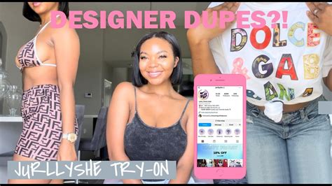 Jurllyshe Try On Haul Are Designer Dupes In Now YouTube