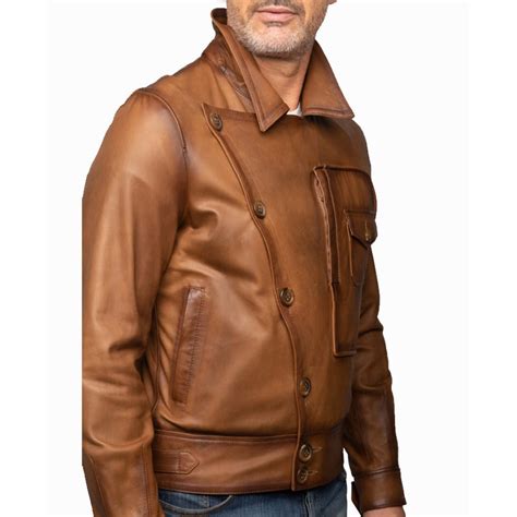 Aviator Leonardo Dicaprio Brown Howard Hughes Jacket Famous Jackets