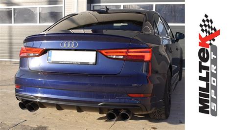 Audi S V Gpf Opf Wydech Milltek Gpf Back Vs Milltek Race Exhaust