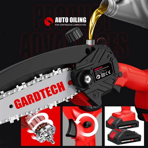 Snapklik BEST Mini Chainsaw 6 Inch Gardtech Cordless Portable