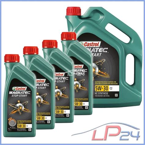 9 L LITRE Castrol Magnatec Stop Start 5W 30 C2 Huile Moteur Acea C2 EUR