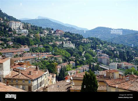 View of Grasse in France Stock Photo - Alamy