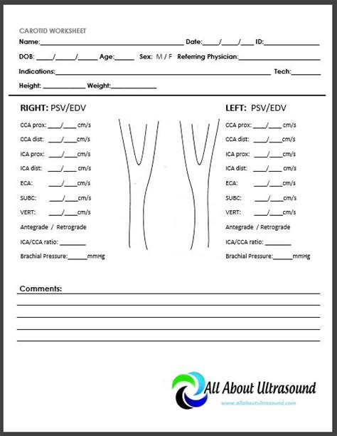 Free Printable Ultrasound Worksheets Printable Worksheets