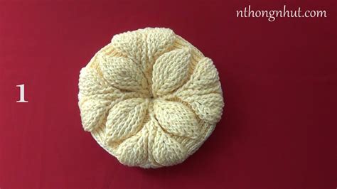 Crochet 3d Beret Hat Tutorial Eng Sub 🌿 Hướng Dẫn Móc Mũ Beret Họa