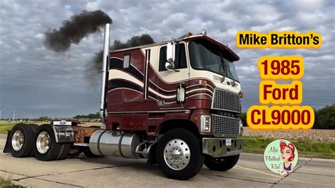 Mike Brittons Ford Cl Cabover Truck Tour Ride Along Youtube