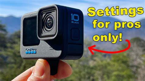 Gopro Hero 10 Black The Only Settings That Make Sense Youtube