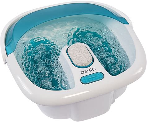 HoMedics - Bubble Foot Spa with Heat Boost Power - White/Gray | eBay