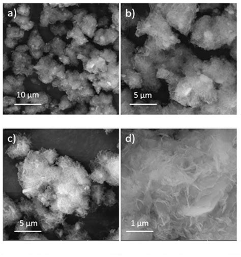 FESEM Images Showing The Typical High Surface Area Structure Of