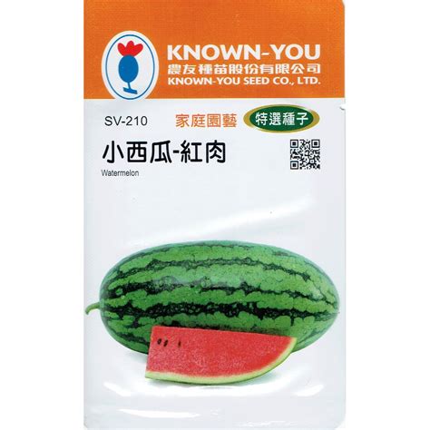 尋花趣 小西瓜 紅肉 Watermelon Sv 210 【蔬果種子】農友種苗特選種子 每包約10粒 蝦皮購物