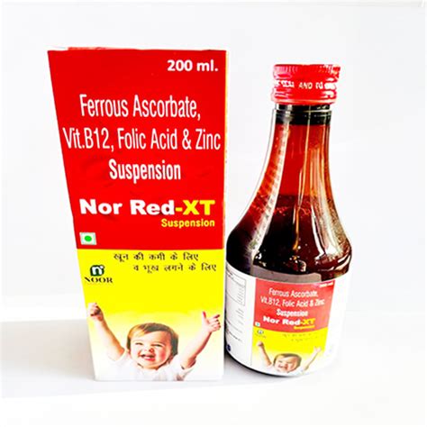 Nor Red Xt Syrup Noor Pharmaceuticals