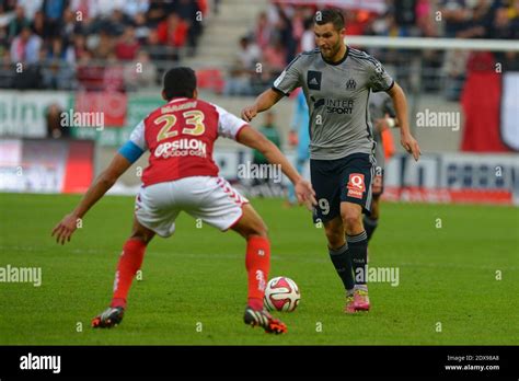 OM S Andre Pierre Gignac During The French First League Soccer Match