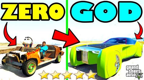 Franklin Upgrading ZERO To GOD SUPER CAR In GTA 5 SHINCHAN And CHOP