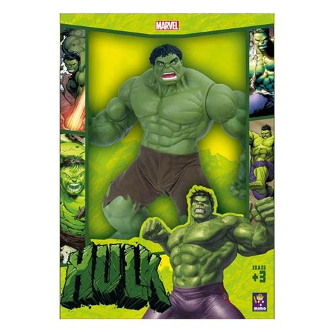 Boneco Hulk Verde Gigante Cm Avengers Mimo Premium