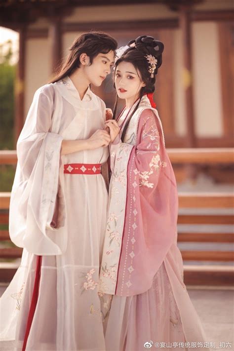 Hanfugallery Chinese Hanfu For Couples In Qixi Festival Theme By