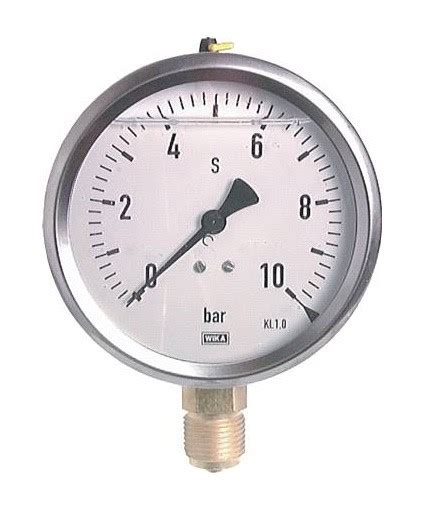 D11 Industrie Manometer Glyzerin Radial Rohrfeder Manometer Shop