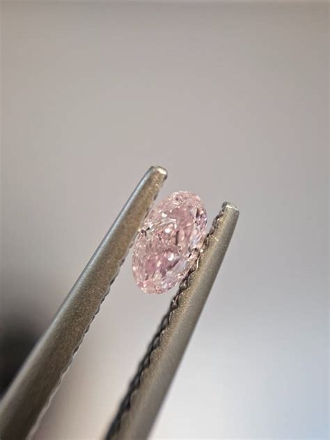 Pcs Diamond Ct Oval Fancy Pink I Catawiki