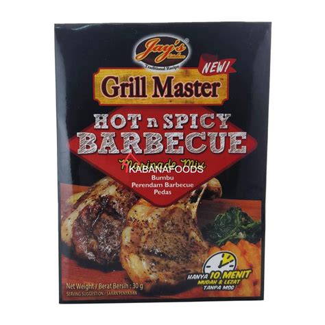 Jual Bumbu Marinasi Barbekyu Panggang Pedas Jay S Grill Master Hot