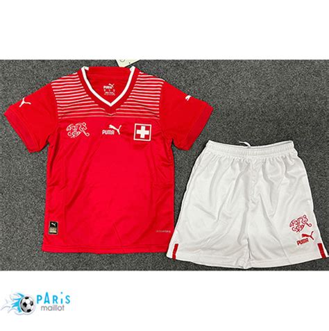 Boutique Maillot Foot Suisse Enfant Domicile 2022 23 Paris228236