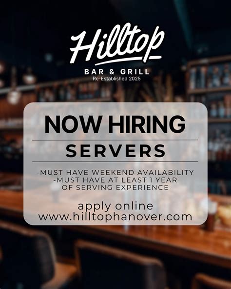 Hilltop Bar & Grill (@hilltophanover) • Instagram photos and videos