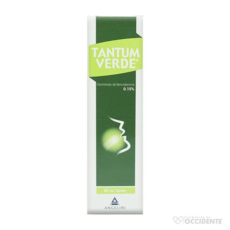 TANTUM VERDE SPRAY COLUTORIO X 60 ML Farmacias De Occidente