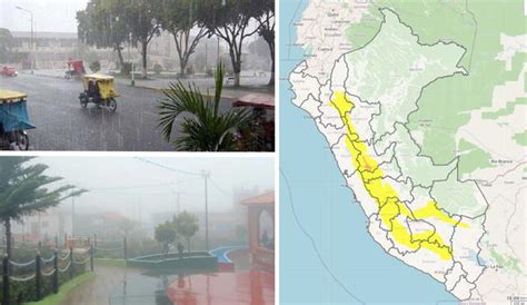 Senamhi Emite Alerta Sobre Fuertes Lluvias Y Nevadas Que Afectarán A Lima La Razón