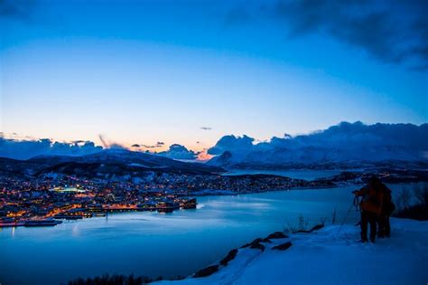 Premium Photo | Winter in lofoten islands, northern, norway.