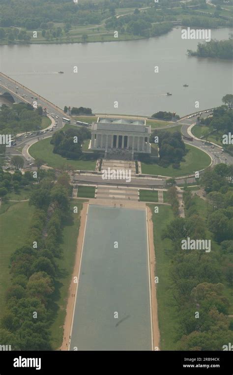 Aerial views of Washington, D.C. buildings, monuments, landscapes ...