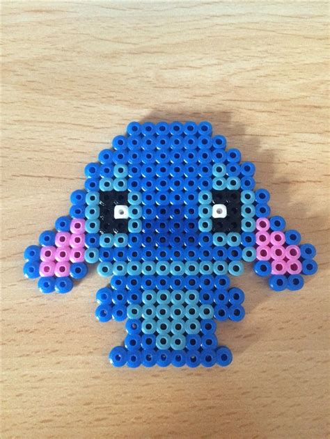 Stitch Hama Beads Perler Beads Lilo Manualidades Perlas Fusibles