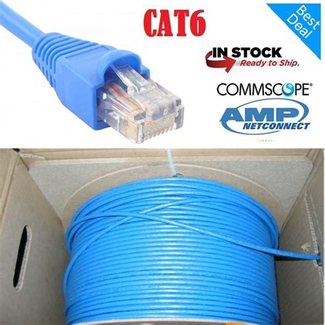 Jual Kabel LAN Cat6 UTP Commscope Original Siap Pakai Meteran