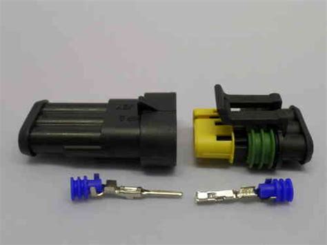 3 Way 1 5mm Series Superseal Auto Marine Wiring Loom Connector