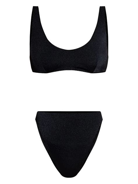 Oséree Lumiére Bikini Black FARFETCH