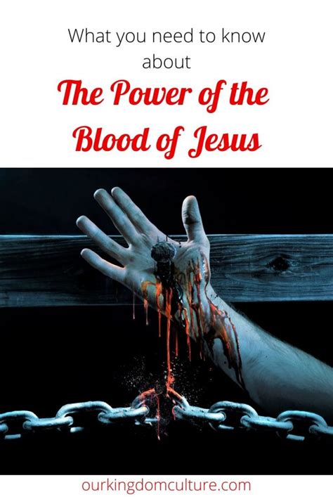 The Power Of The Blood Of Jesus What You Need To Know Our Kingdom