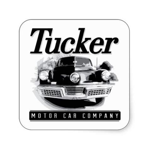 Vintage Tucker Motor Car Logo Square Stickers | Zazzle | Motor car, Car logos, Car