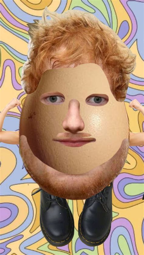 Egg Sheeran Edsheeran Egg Aesthetic Love Vintage Super Funny